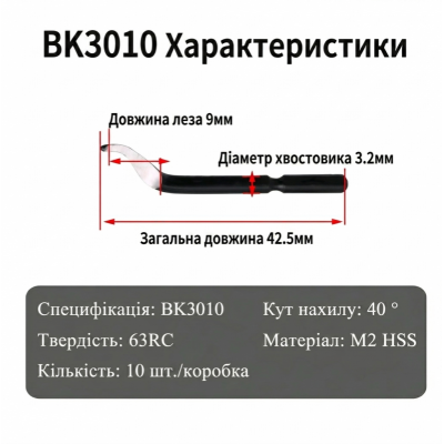 BK3010 вставки до рімера 