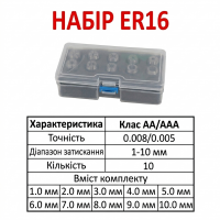 Цанги ER16 АА 1-10мм