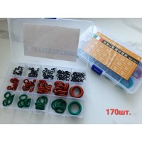 Ущільнюючі кільця 170 шт. 15 Розмірів NBR VMQ FKM 