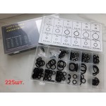 Кільця ущільнювальні 225шт. 18 розмірів